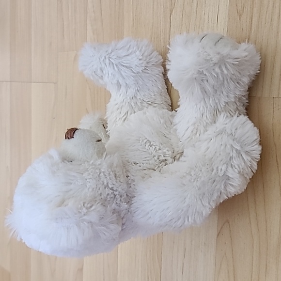 Artistic Toys & Promotions Off White Cream Mini Teddy Bear Plush Stuffed Toy 8" - Picture 3 of 4